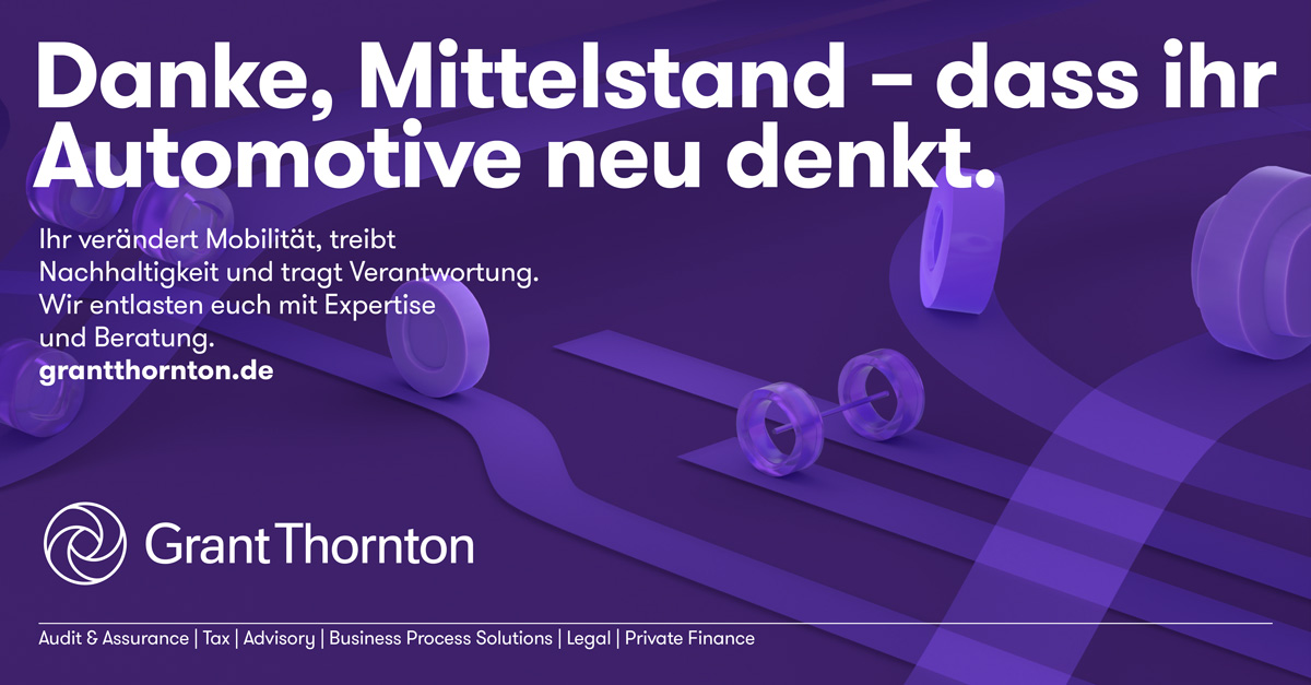 Danke, Mittelstand – Dass Ihr Automotive Neu Denkt. | Grant Thornton